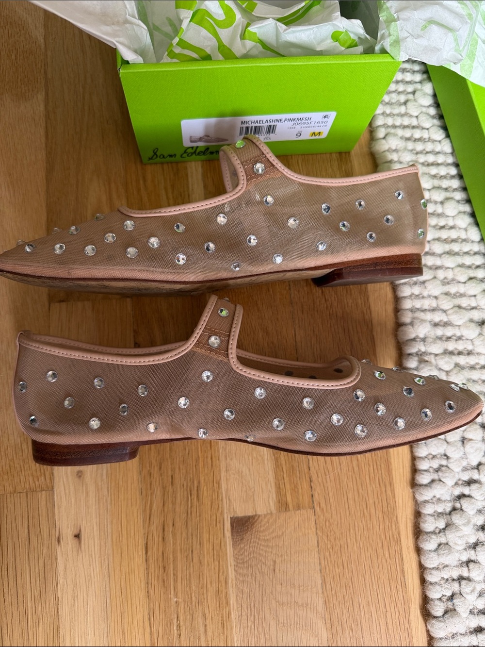 Sam Edelman Michaela Studded Mary Jane Flats - Picture 2 of 7